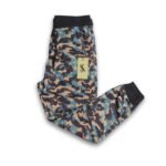 Premium Tricot Camo Trouser | JOG02-Blue