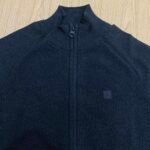 Exported Full Zipper Sweater |  JK14-Charcoal - Image 2