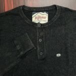 Exported Black Henley Sweater | SST10 - Image 5