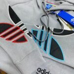 Men's Premium Fleece Hoodie | HD01-Silver - Image 2