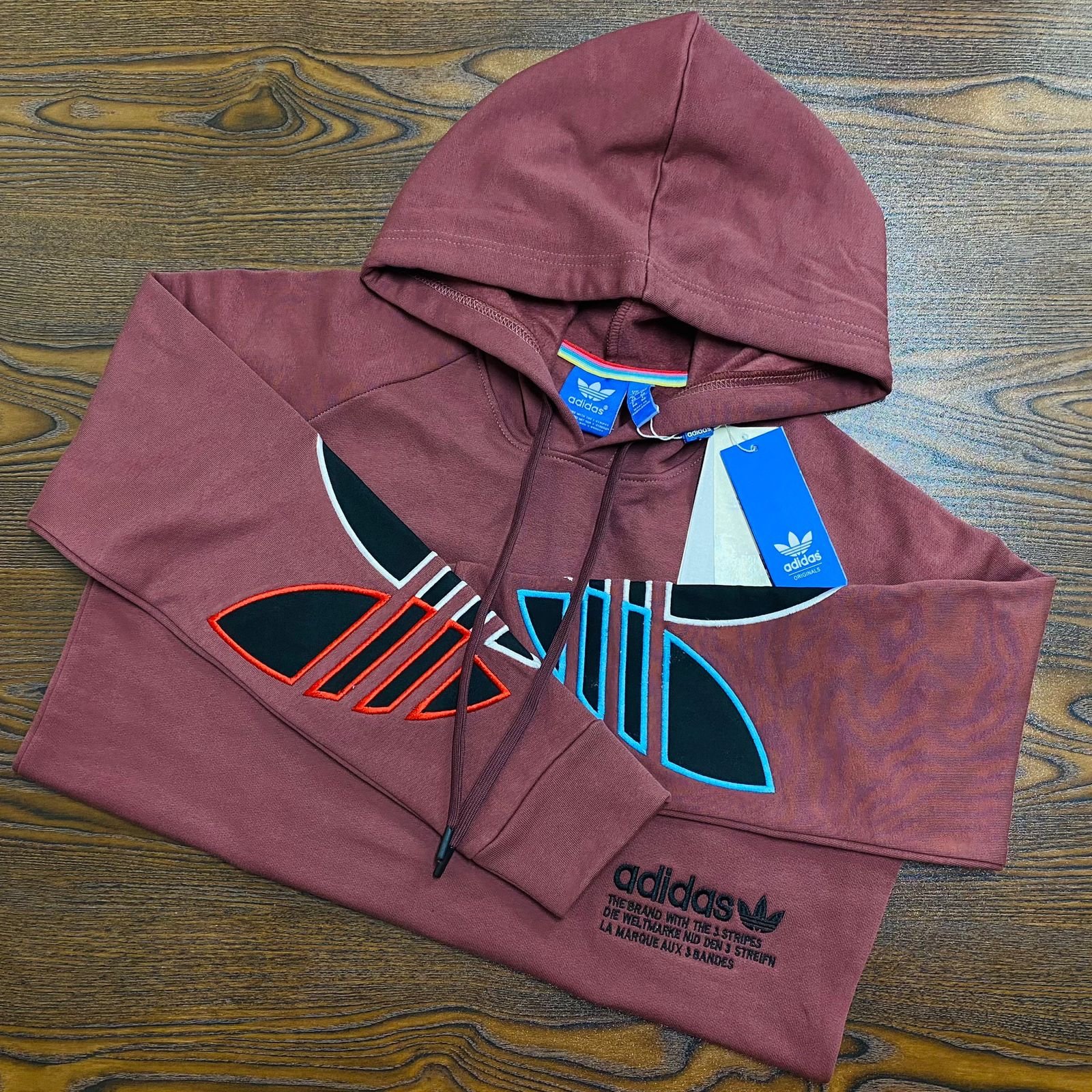 hd01-maroon-2 Men's Premium Fleece Hoodie | HD01-Maroon - Image 1