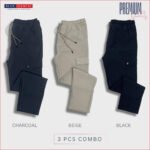 3 Premium Cargo Trouser Bundle | JOG25-3 pcs Bundle - Image 2