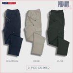 3 Premium Cargo Trouser Bundle | JOG25-3 pcs Bundle - Image 3