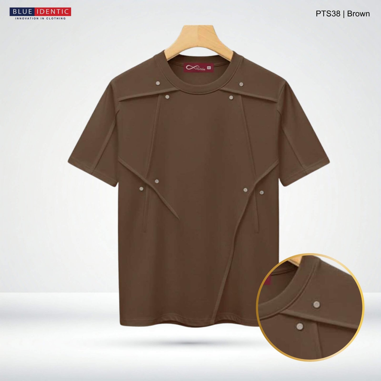 PTS38-Brown Premium Designer Metal Dropshoulder | PTS38-Brown - Image 1