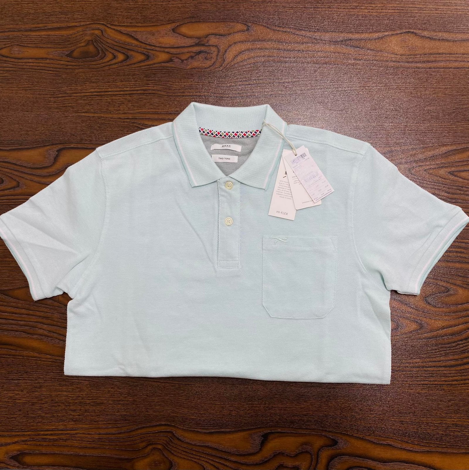 PL25-Sky Men’s Premium Polo | PL25-Sky - Image 1