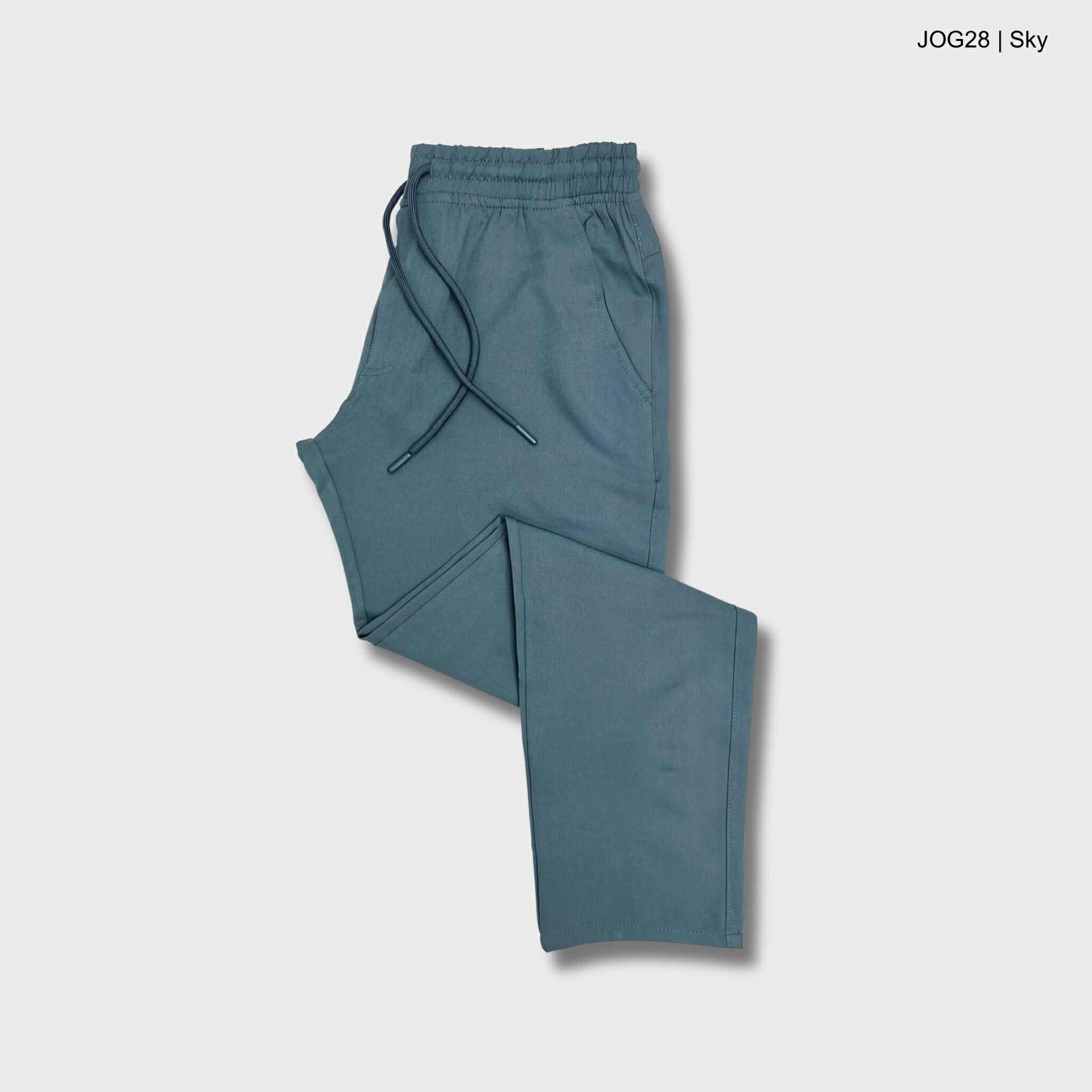 JOG28-Sky Premium Solid Trouser | JOG28-Sky - Image 1