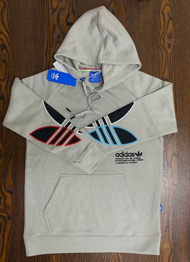 Ash Men's Premium Fleece Hoodie | HD01-Ash - Image 1