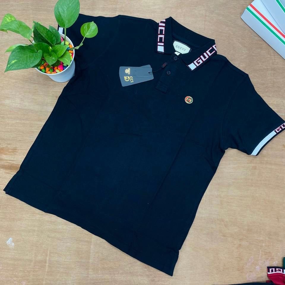 PL40 BK Men’s Premium Polo | PL40-Black - Image 1