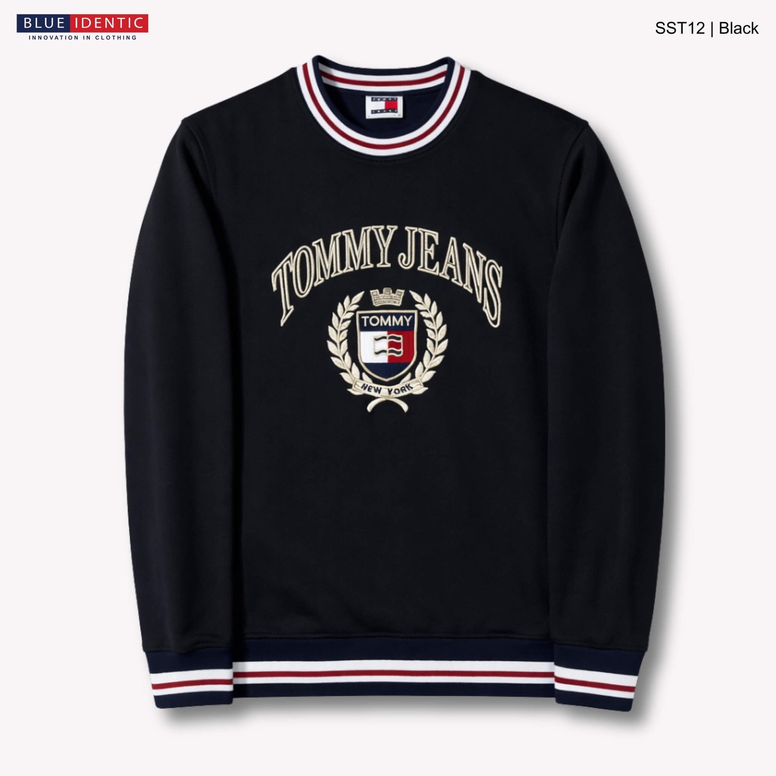 SST12-Black Men’s Premium Sweatshirt | SST12-Black - Image 1