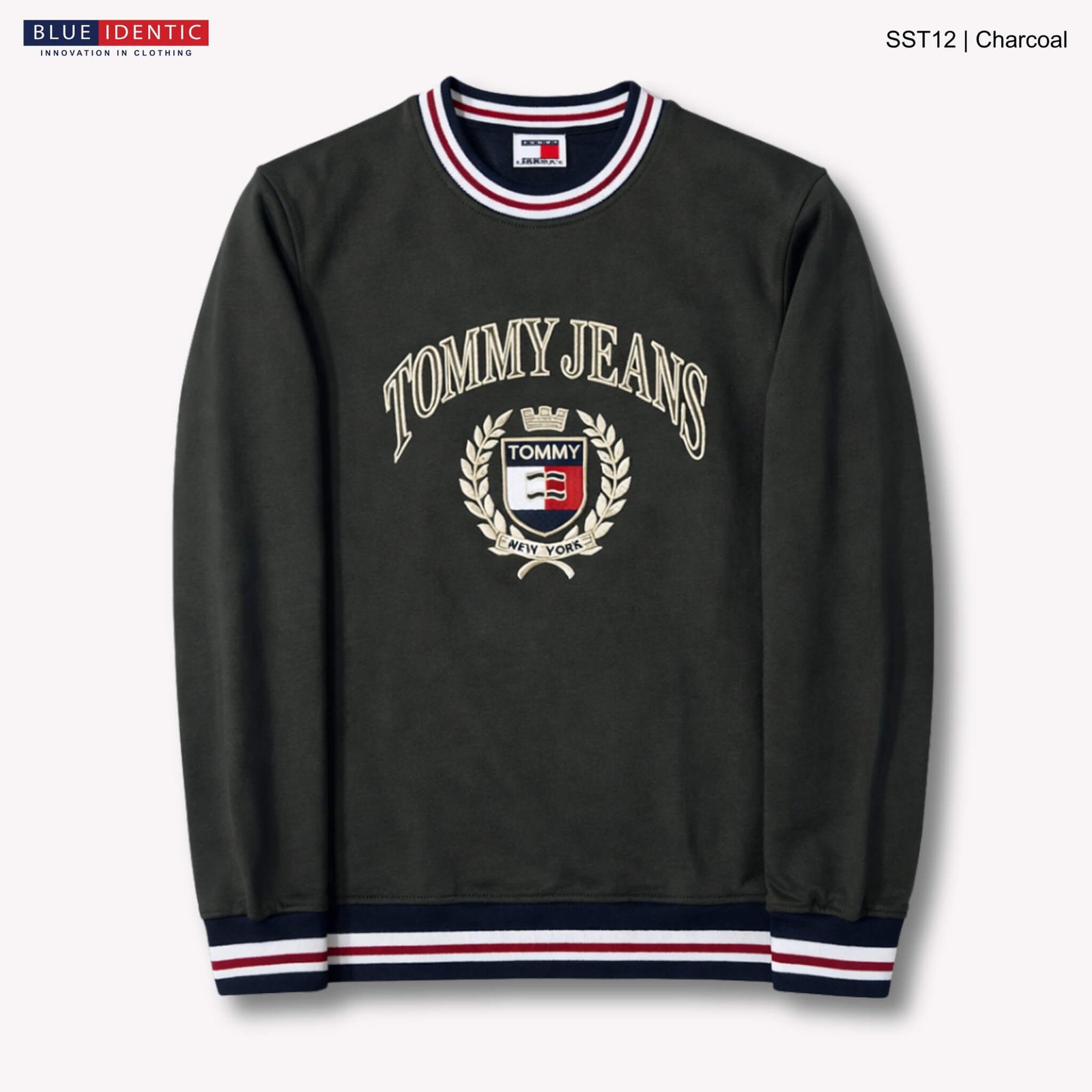 SST12-Charcoal Men’s Premium Sweatshirt | SST12-Charcoal - Image 1