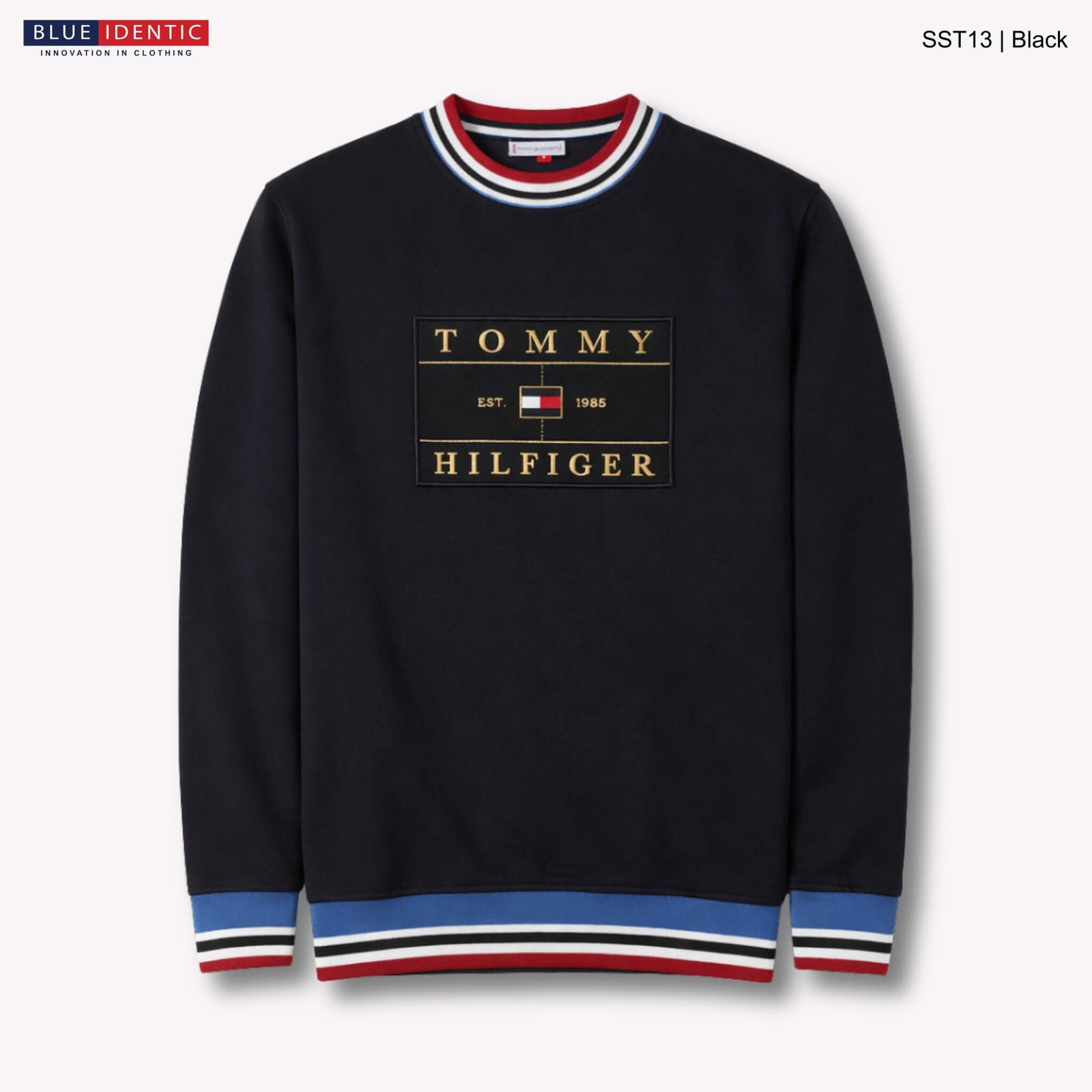 SST13-Black Men’s Premium Sweatshirt | SST13-Black - Image 1