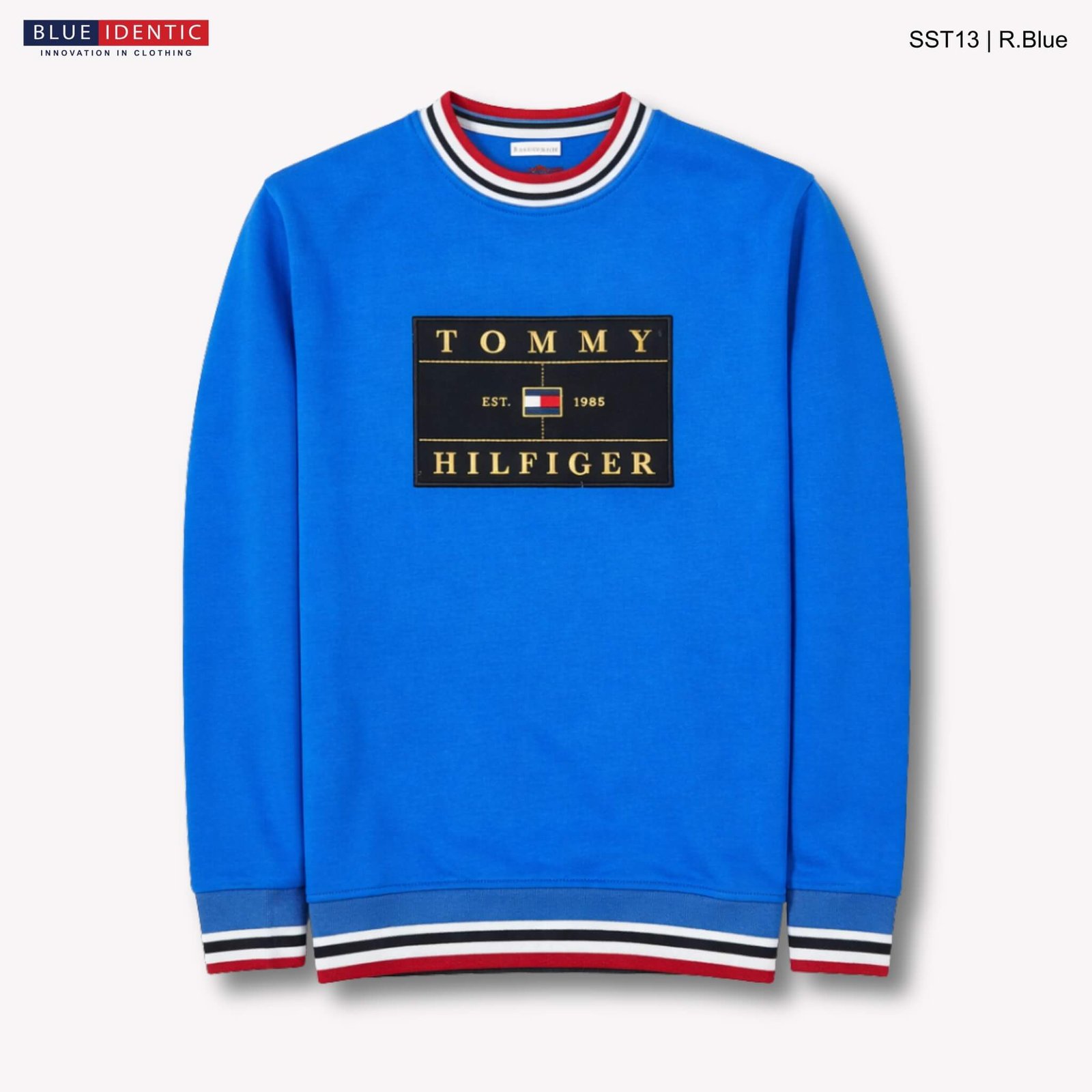 SST13-Blue Men’s Premium Sweatshirt | SST13-Royal Blue - Image 1